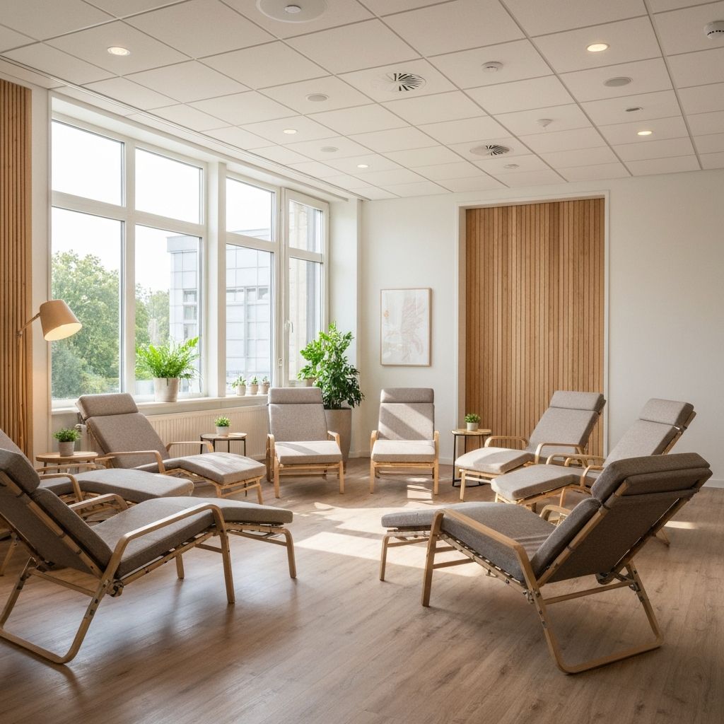 Dramatic meeting room setting for corporate interventions